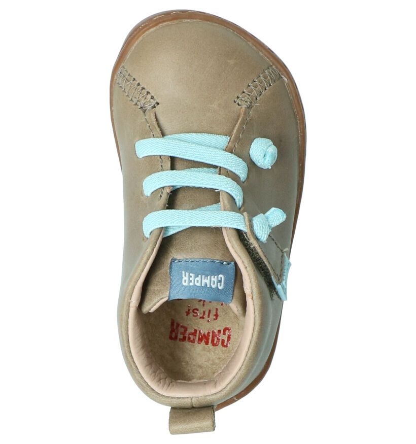 Camper Chaussures hautes en Bleu foncé en cuir (259028)