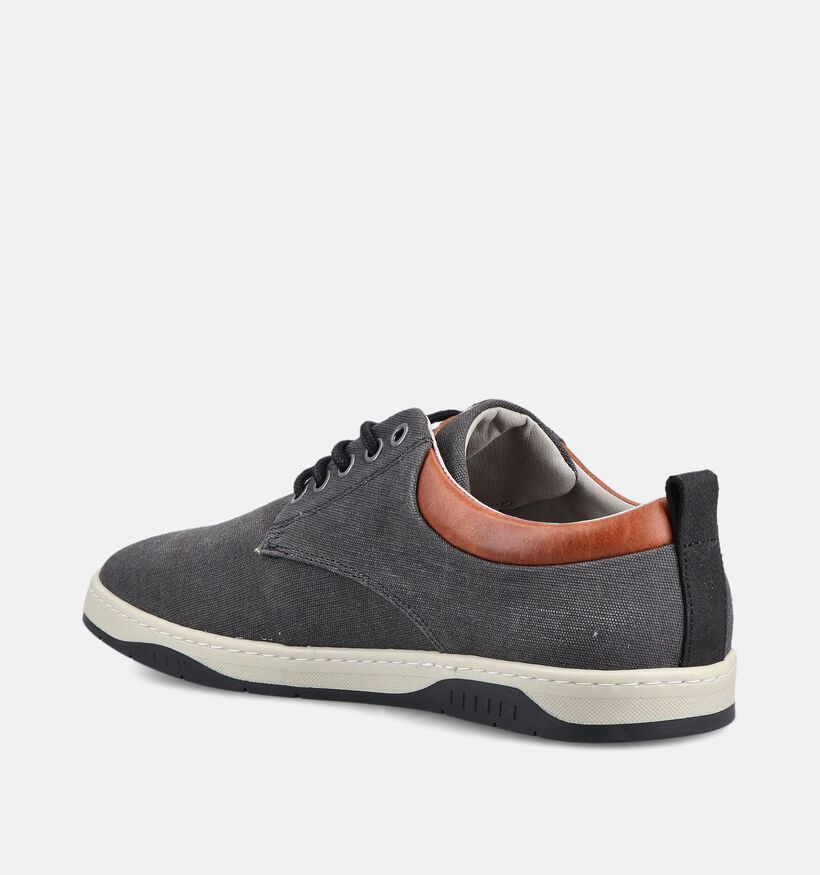 La Strada Zwarte Veterschoenen voor heren (373185) - geschikt voor steunzolen