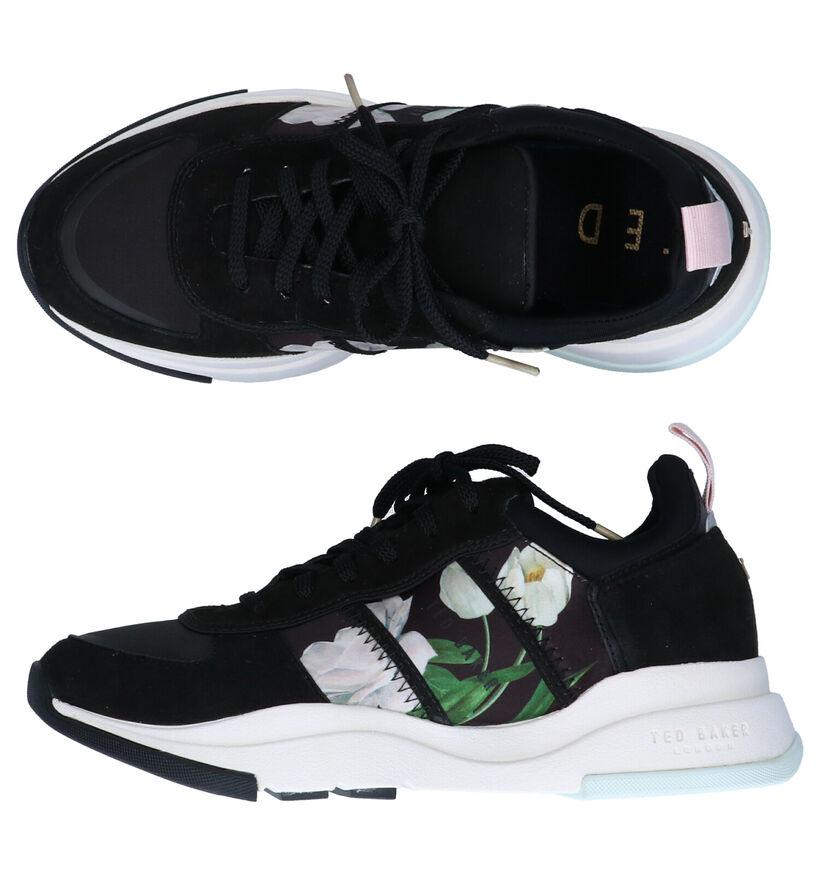 Ted Baker Keaton Zwarte Sneakers in daim (276068)