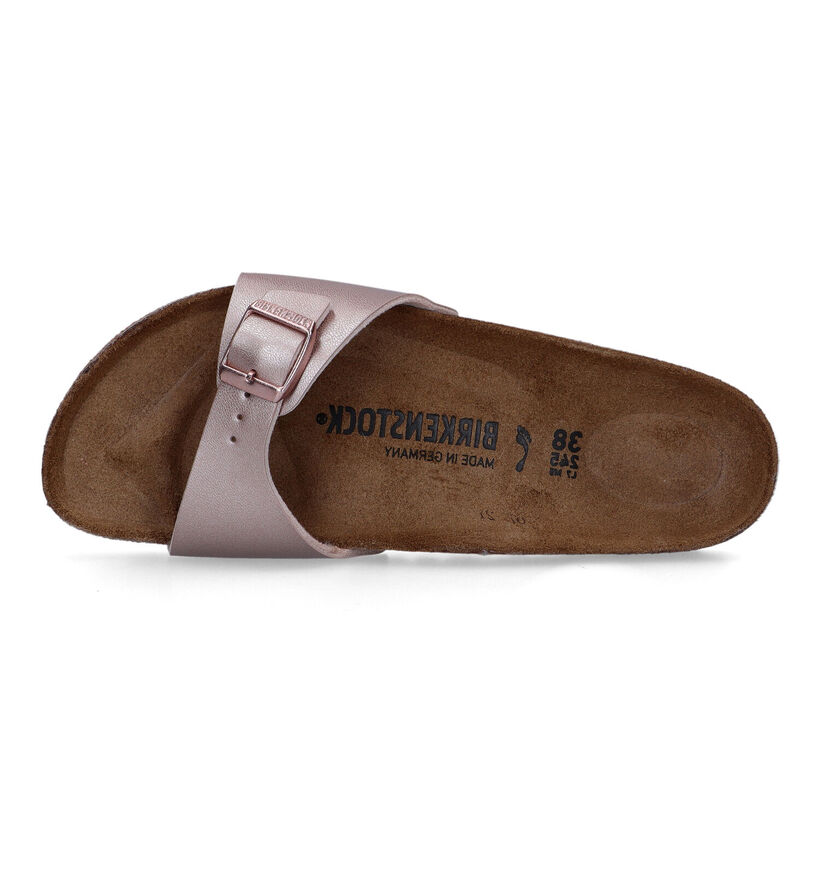 Birkenstock Madrid Birko-Flor Witte Slippers voor dames (338044)