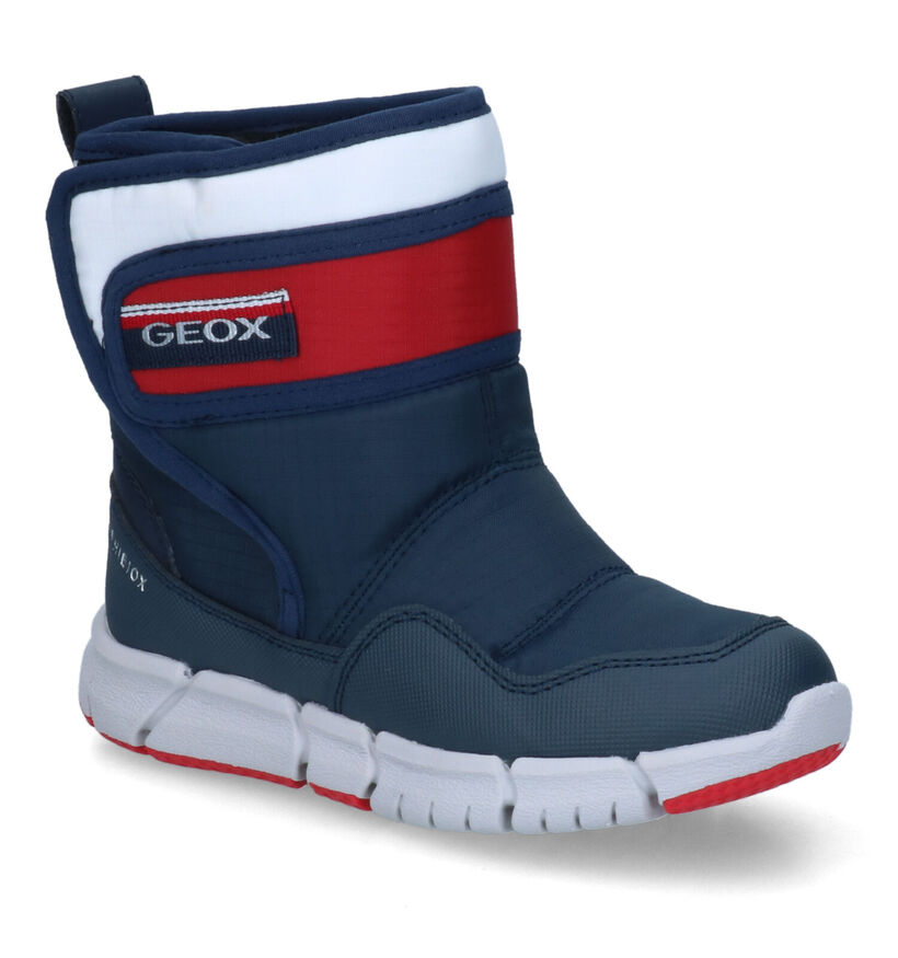Geox Flexyper Bottes de neige en Bleu pour garçons (317608) - pour semelles orthopédiques