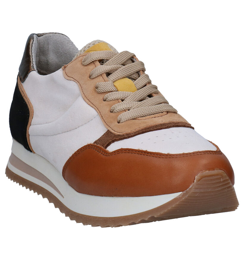 Tamaris Beige Sneakers in daim (277349)