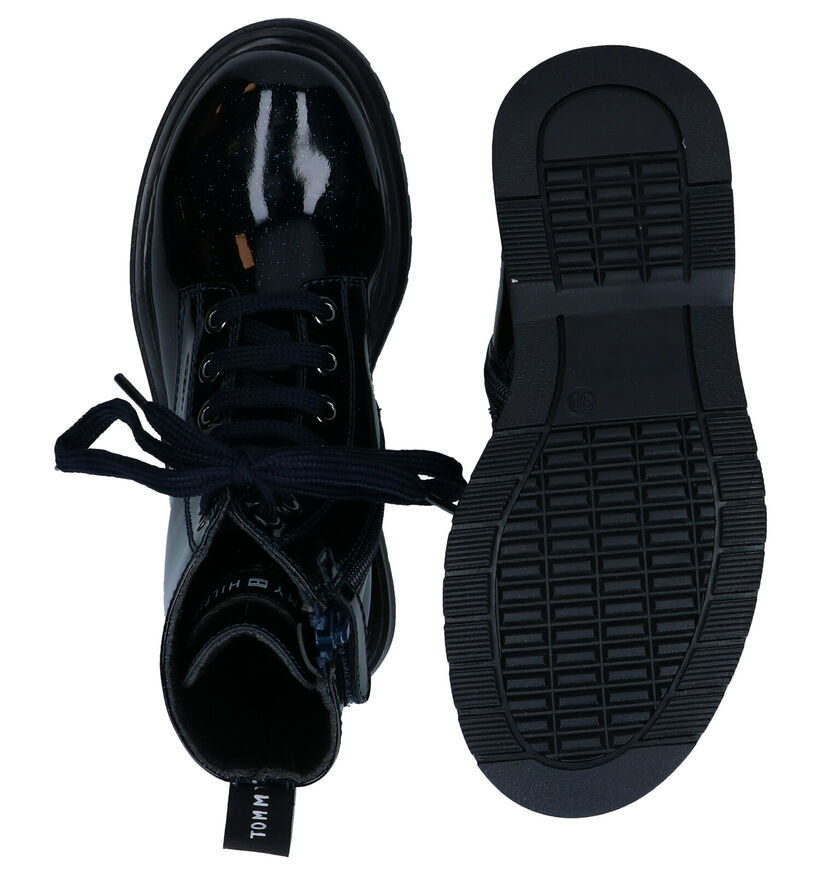 Tommy Hilfiger Blauwe Bottines in lak (295386)
