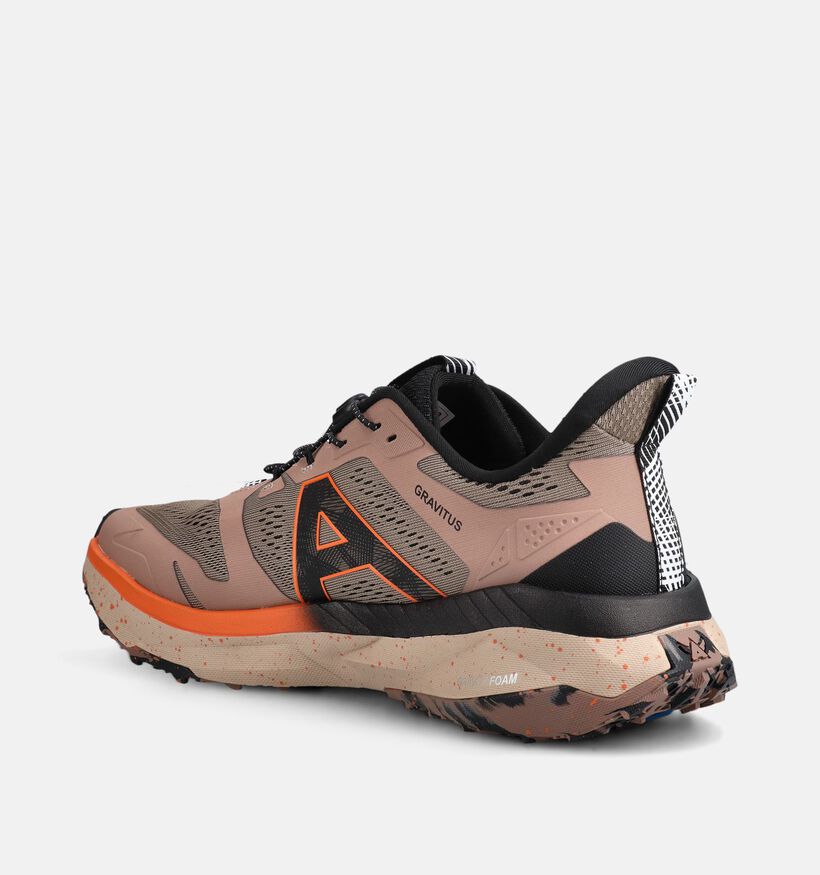 Allrounder Gravitus Seamless Baskets basses en Orange pour hommes (370225) - pour semelles orthop&eacute;diques