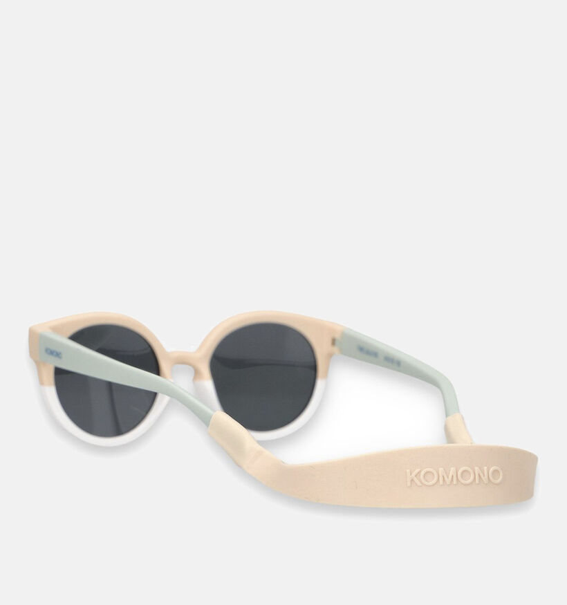 Komono Lulu XS Sand Triplets Lunettes de soleil en Orange/Blanc pour filles, gar&ccedil;ons (371550)