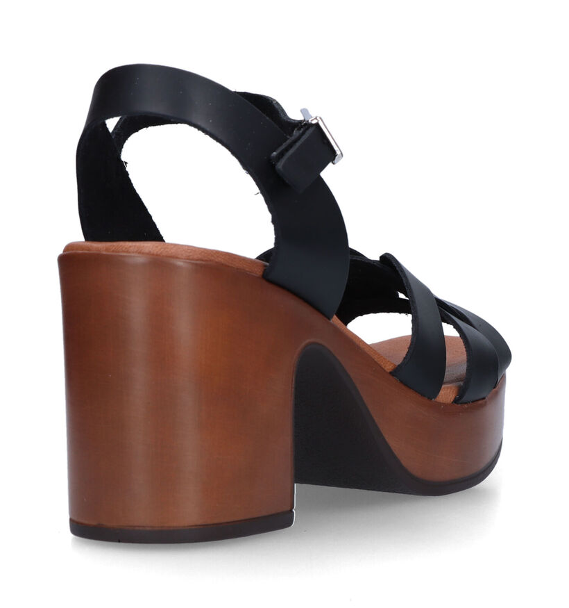 Oh My Sandals Sandales à talons en Noir pour femmes (321778)