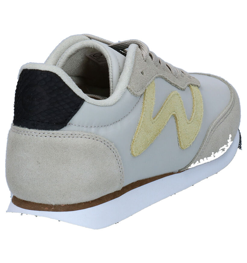 Woden Olivia Kaki Sneakers in stof (277425)