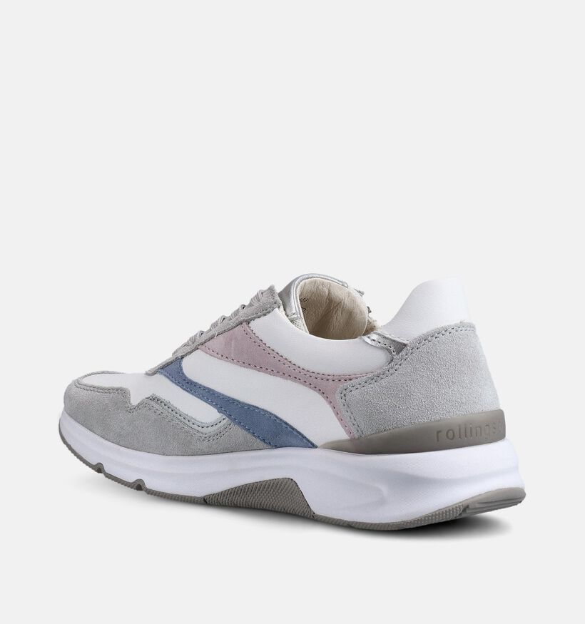 Gabor Rollingsoft Baskets en Gris pour femmes (368398) - pour semelles orthop&eacute;diques