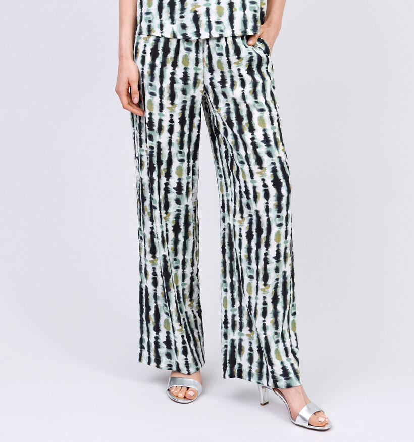 Vila Bavina Groene Wijde broek voor dames (357337)
