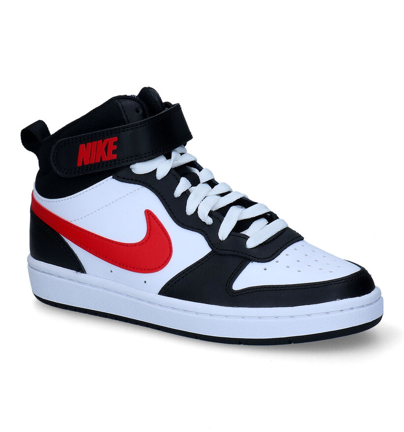 Nike Court Borough Mid 2 Witte Hoge Sneakers voor jongens, meisjes (341573)