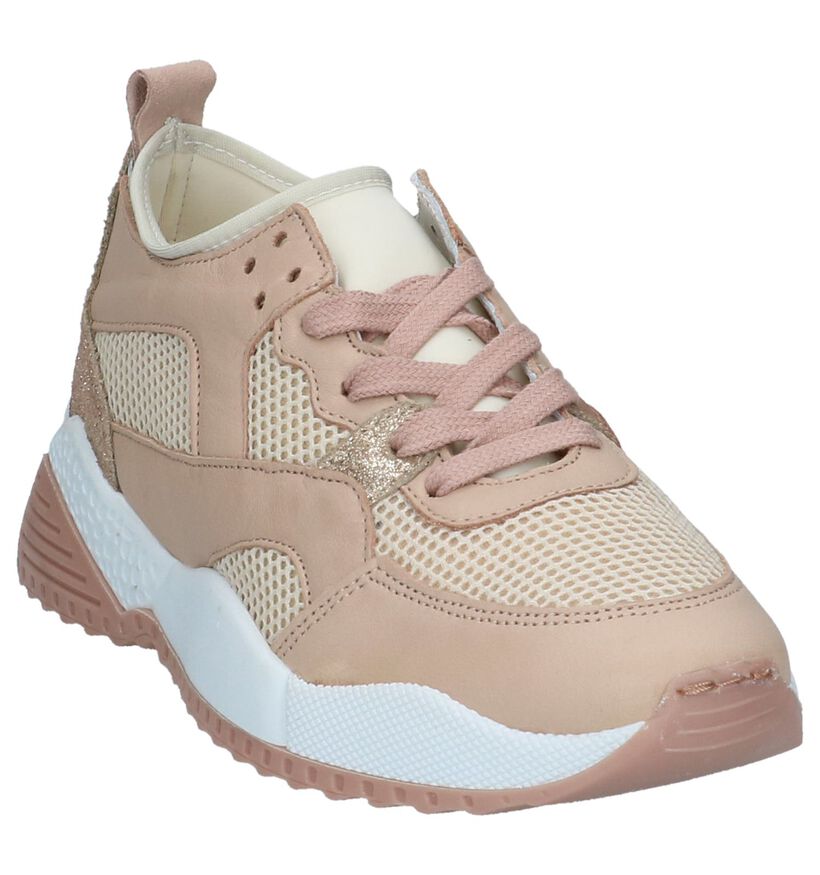 Tango Isabel Roze Sneakers in leer (233583)