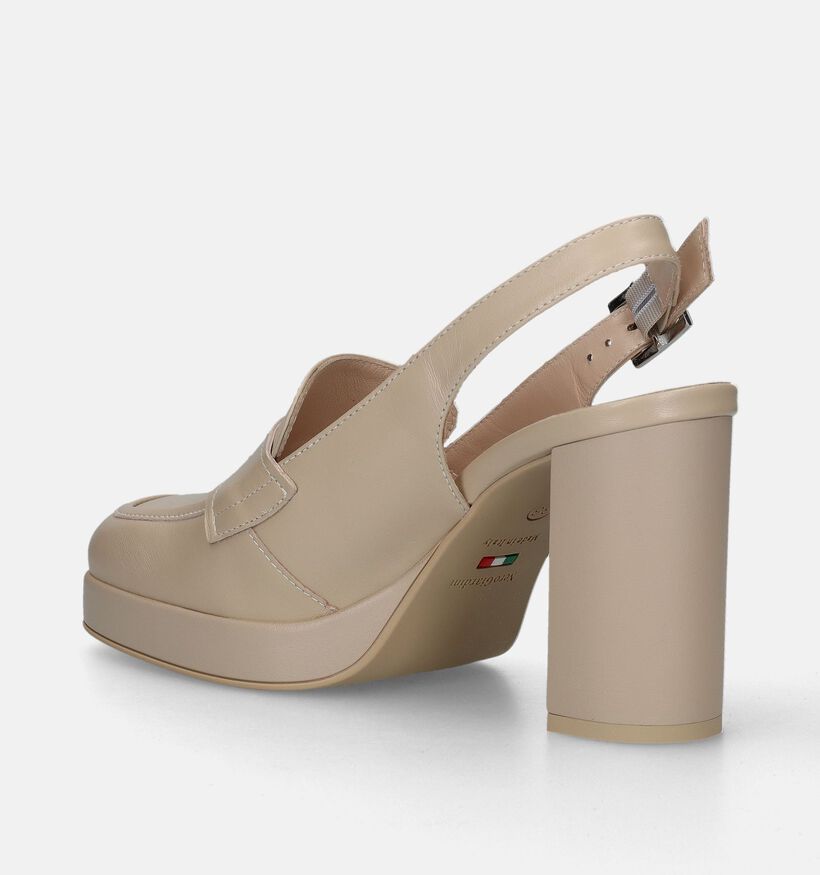 NeroGiardini Escarpins slingback en Beige pour femmes (337140)