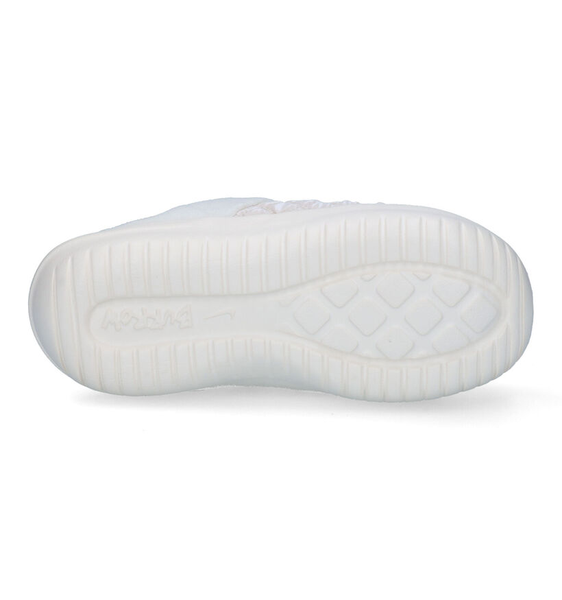 Nike Pantoufles ouvertes en Beige clair en textile (302583)