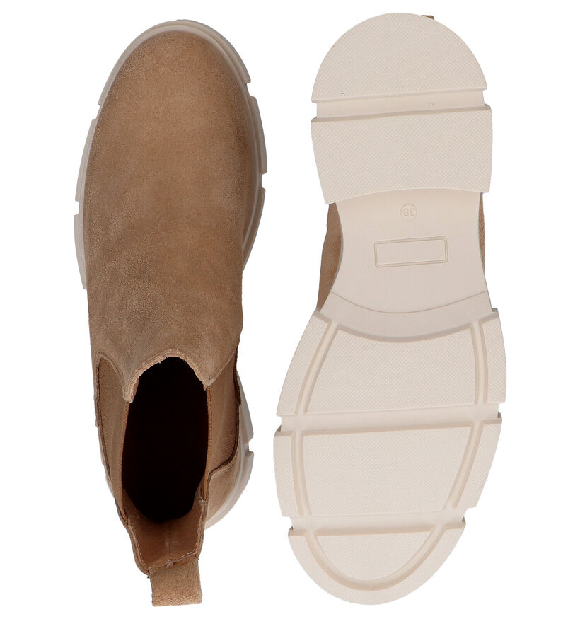 Tango Romy Beige Chelsea Boots in daim (298502)