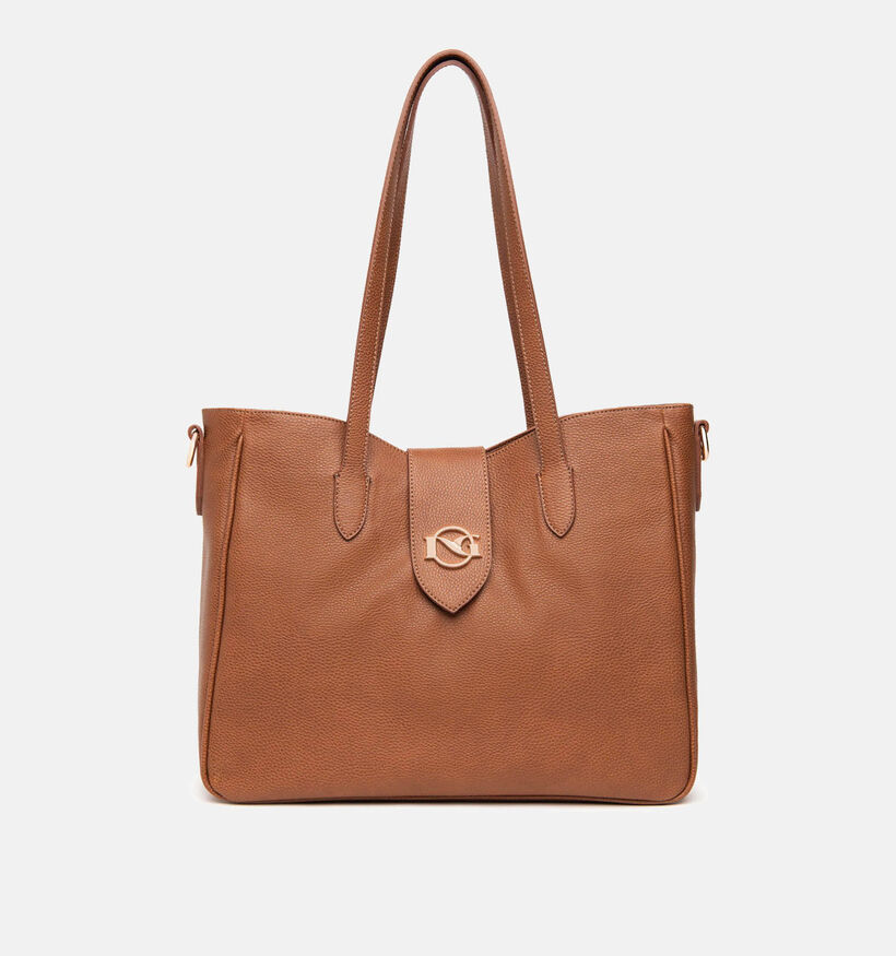 NeroGiardini Cognac Handtas met rits voor dames (346679)