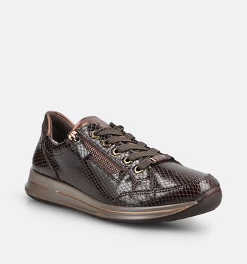 Ara Low Sneakers Bruin/Bordeaux