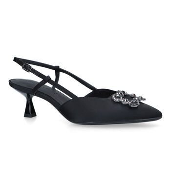 Slingbacks zwart