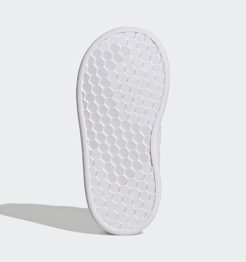 adidas Advantage Baskets en Blanc pour filles, garçons (350568) - pour semelles orthopédiques