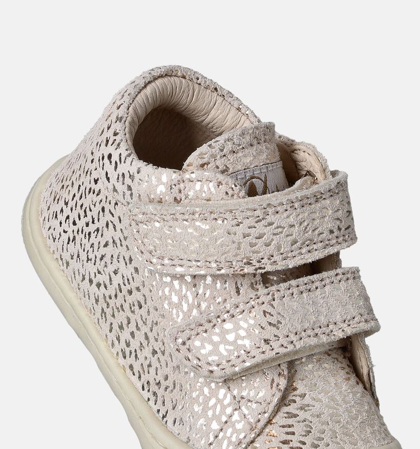 Naturino Cocoon VL Suede Gouden Babyschoenen voor meisjes (359963) - geschikt voor steunzolen
