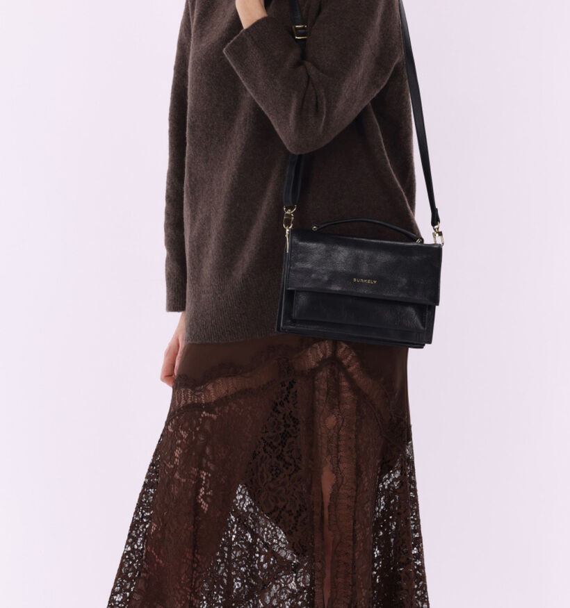 Burkely Fine Florence Zwarte Crossbodytas voor dames (380445)