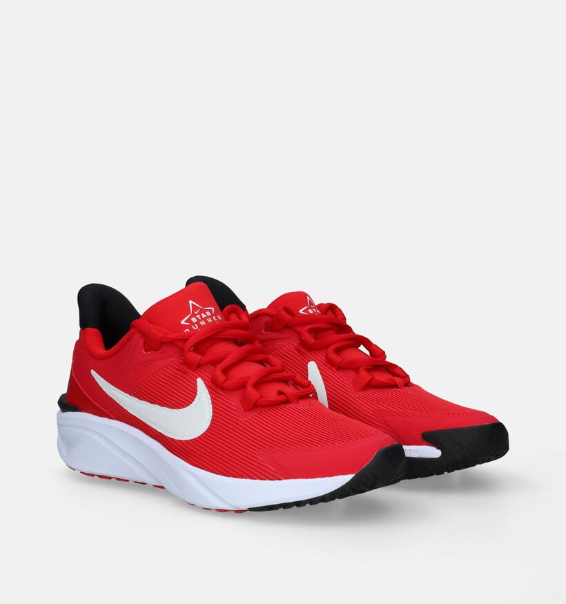 Nike Star Runner 4NN GS Rode Sneakers voor jongens, meisjes (332193)