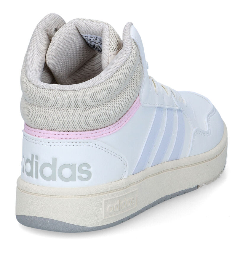 adidas Hoops 3.0 Mid Witte Sneakers voor dames (329412) - geschikt voor steunzolen