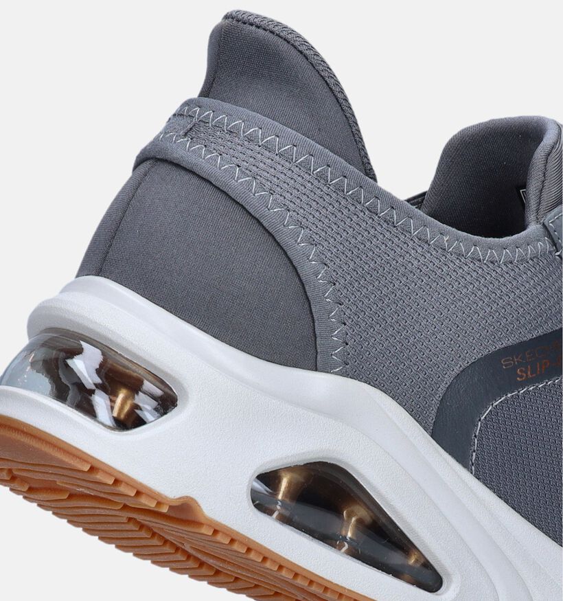 Skechers Tres-Air Uno Necessairy Comfort Baskets en Gris pour hommes (346377)