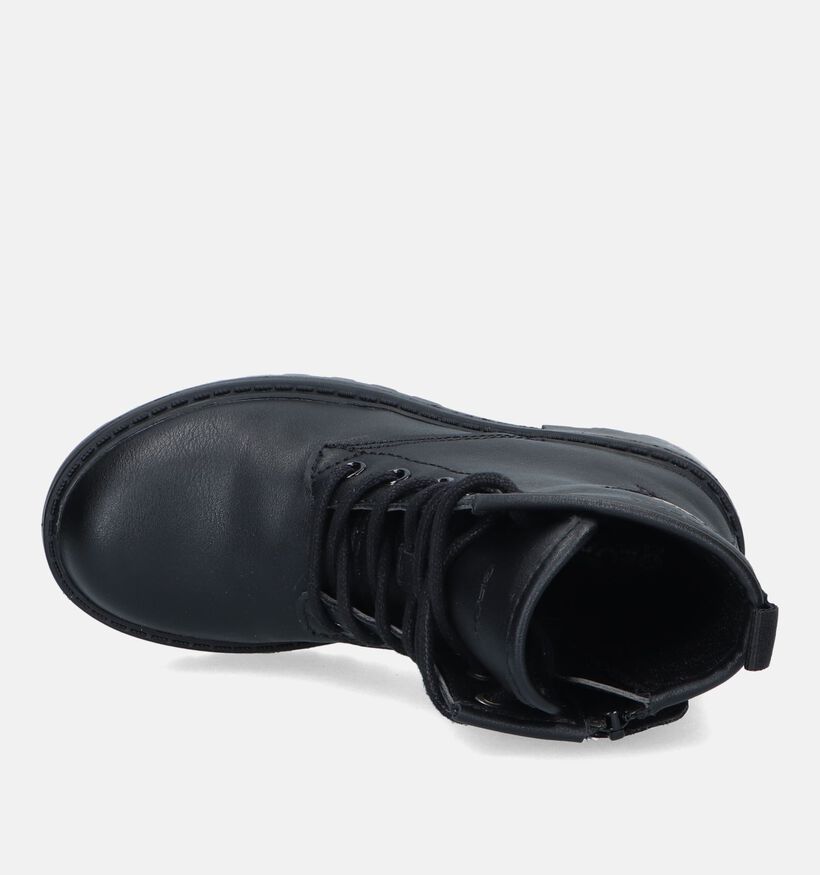 Geox Casey Bottines en Noir pour filles (345957) - pour semelles orthopédiques