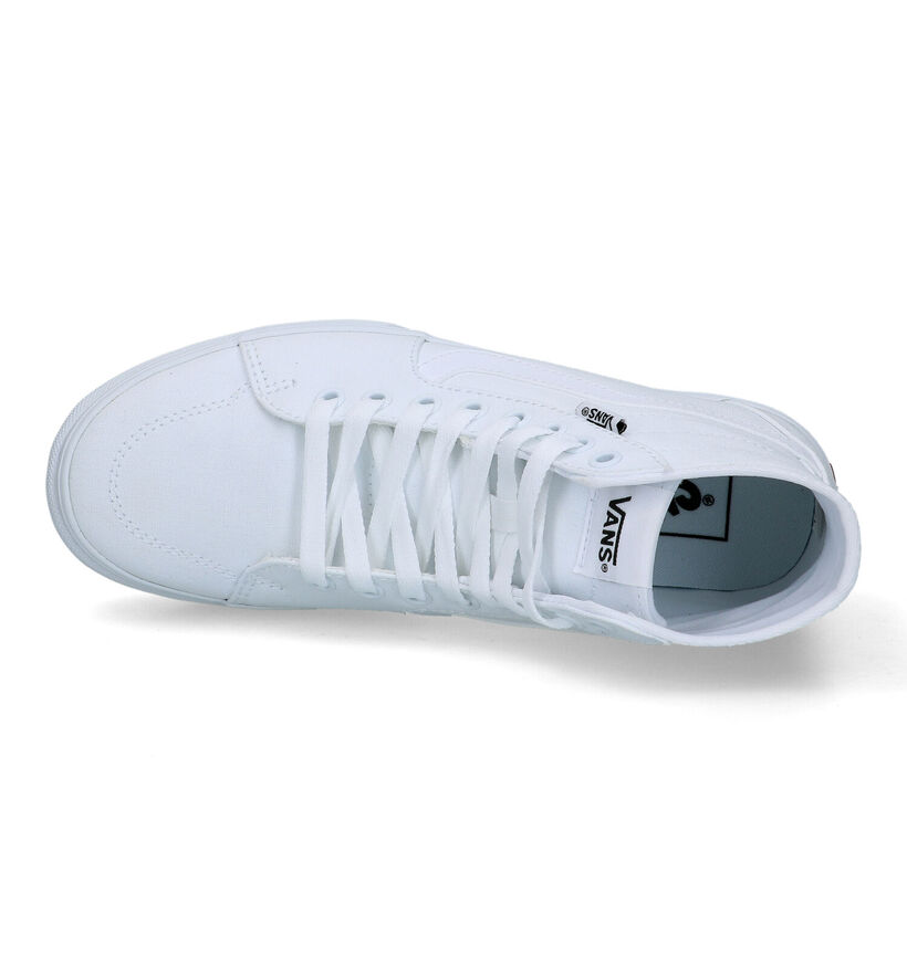 Vans Filmore HI Tapered Platform Baskets en Blanc pour femmes (321156)