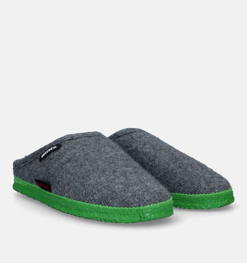 Giesswein Woolpops Grijze Pantoffels voor dames (333554)