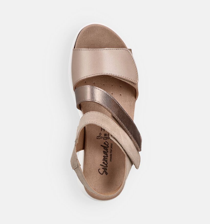 Solemade Sunny 31 Gouden Sandalen voor Steunzolen voor dames (371610) - geschikt voor steunzolen