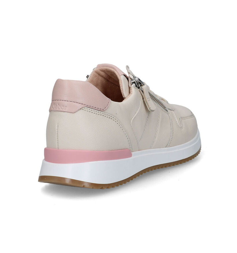 Gabor Best Fitting Beige Sneakers voor dames (323444) - geschikt voor steunzolen