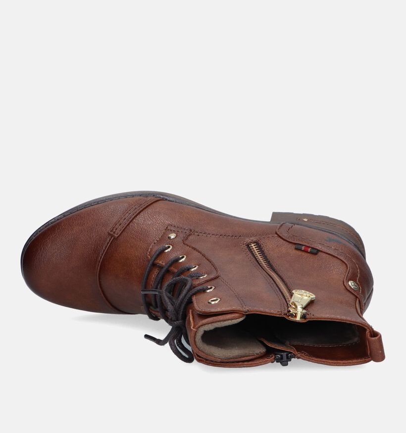 Mustang Boots à lacets en Marron pour femmes (345413)