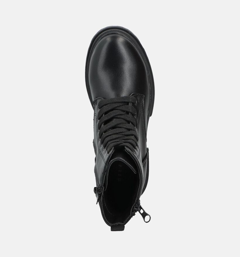 Milo & Mila Chaussures hautes en Noir pour filles (364123)