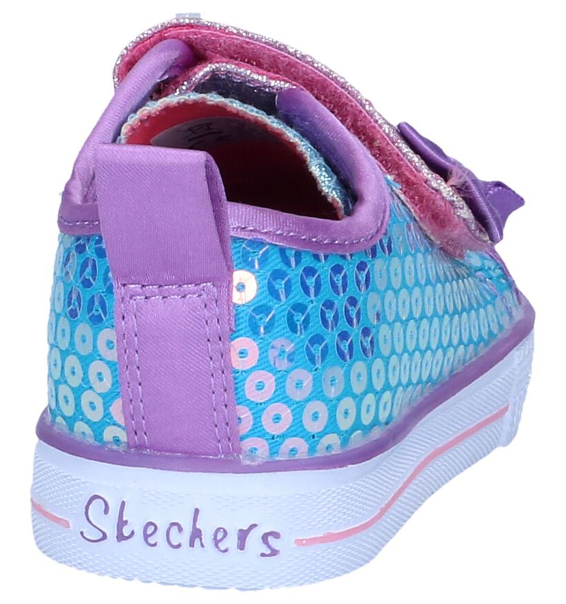 Skechers Baskets basses en Or en textile (273924)