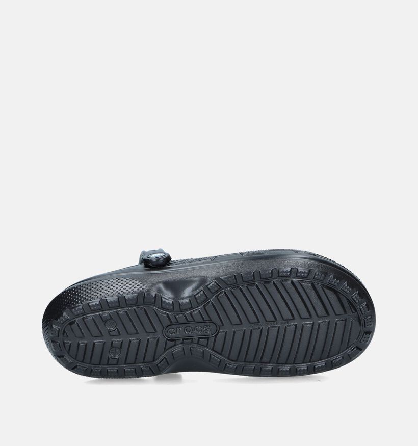 Crocs Classic All Lined Nu-pieds en Noir pour hommes (347562)