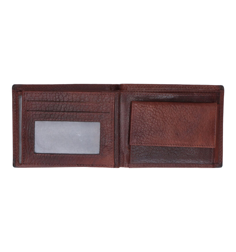 Cloverfield Portefeuille en Cognac pour hommes (342419)