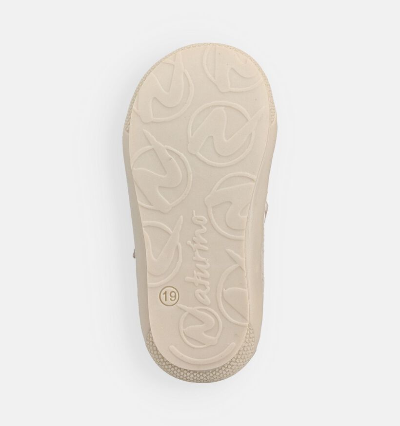 Naturino Cocoon VL Suede Goudkleurige Babyschoenen voor meisjes (371594) - geschikt voor steunzolen