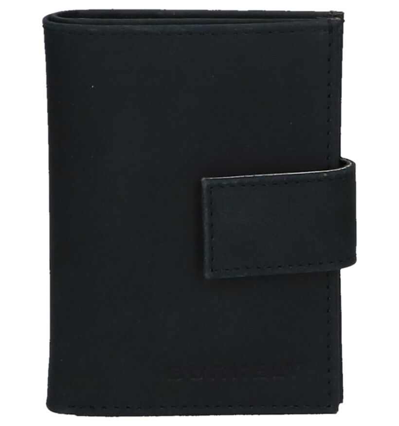 Donkerblauwe Kaartenhouder Burkely CC Mini Wallet in leer (252970)