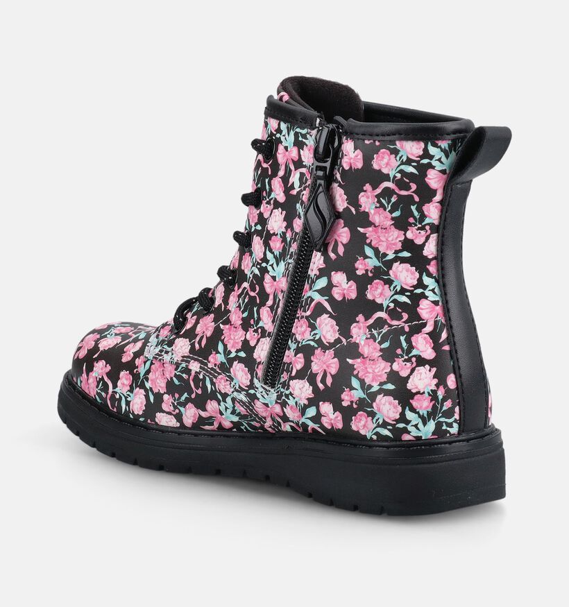 Skechers Gravlen Pretty Punk Boots en Noir pour filles (377990)