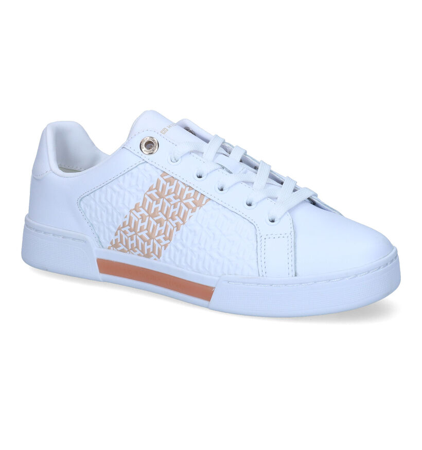 Tommy Hilfiger Monogram Elevated Witte Sneakers voor dames (303971)