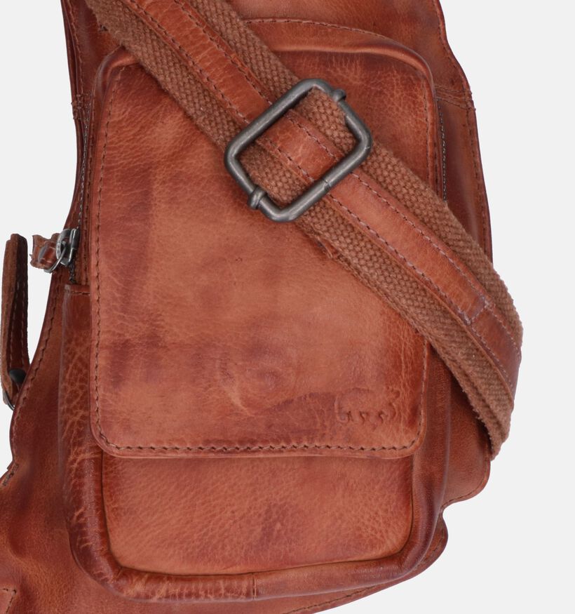 Bear Design Cognac Crossbody tas voor dames (350774)