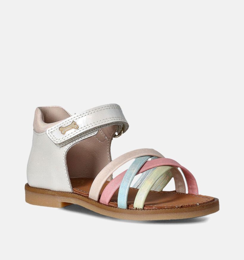 STONES and BONES Mire Sandales pour bébé en Écru pour filles (352701)