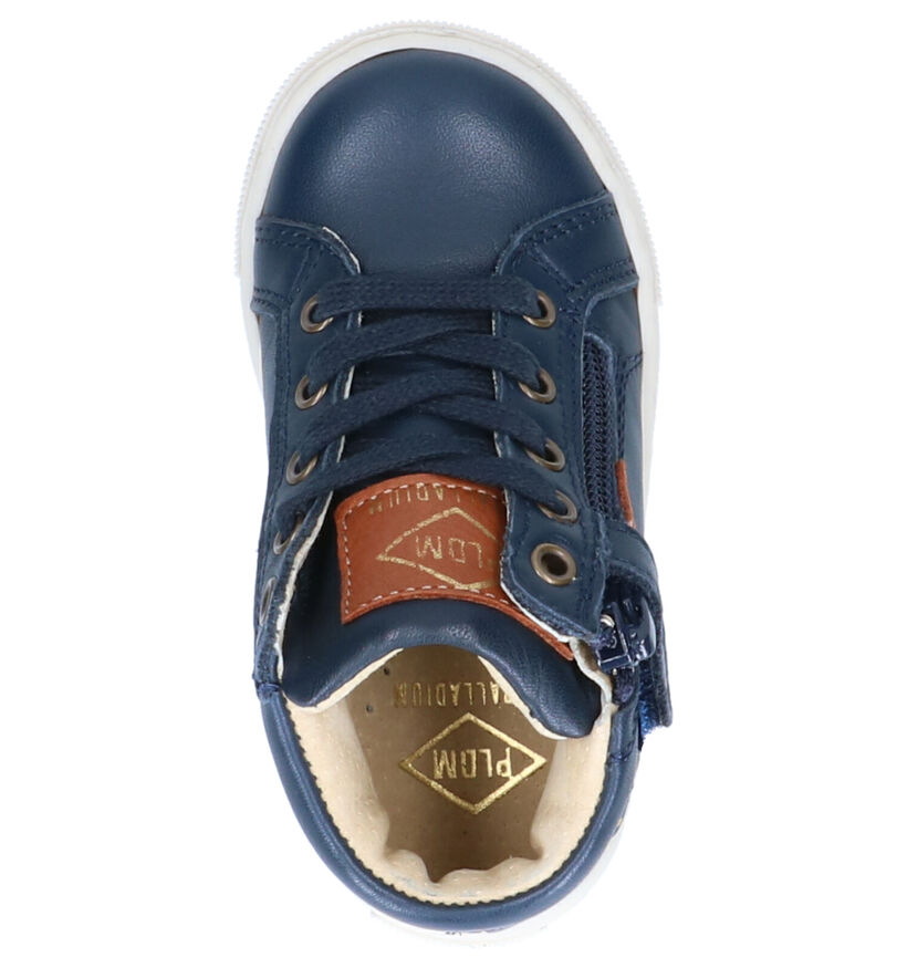 P-L-D-M By Palladium Poco Blauwe Babyschoentjes in leer (256247)