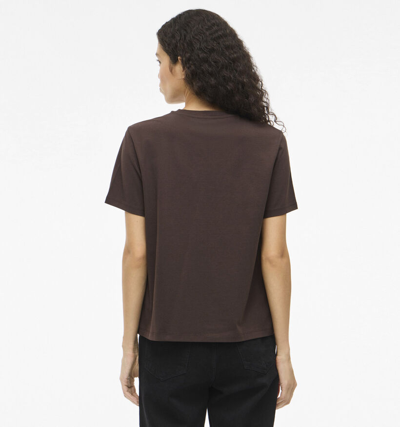 Vila Nora Donkerbruine T-shirt voor dames (378468)