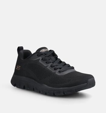 Skechers Memory Foam Low Sneakers Zwart/Taupe/Paars/Blauw/Grijs
