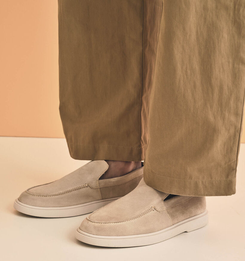 Via Borgo Liam Beige Mocassins voor heren (369281)