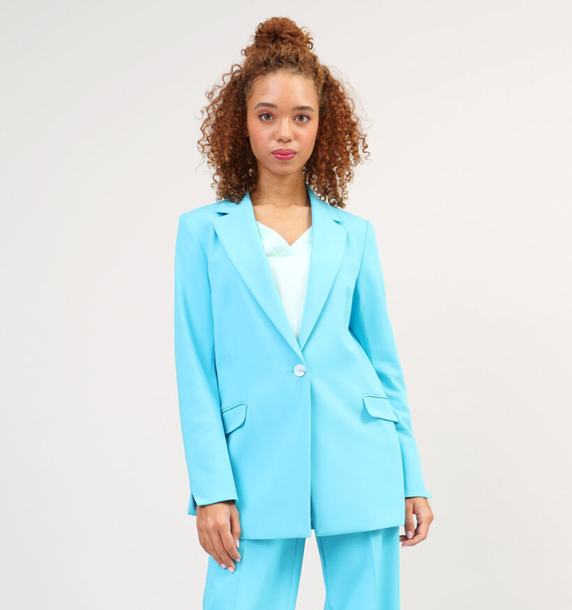 comma Blazer en Turquoise pour femmes (327326)