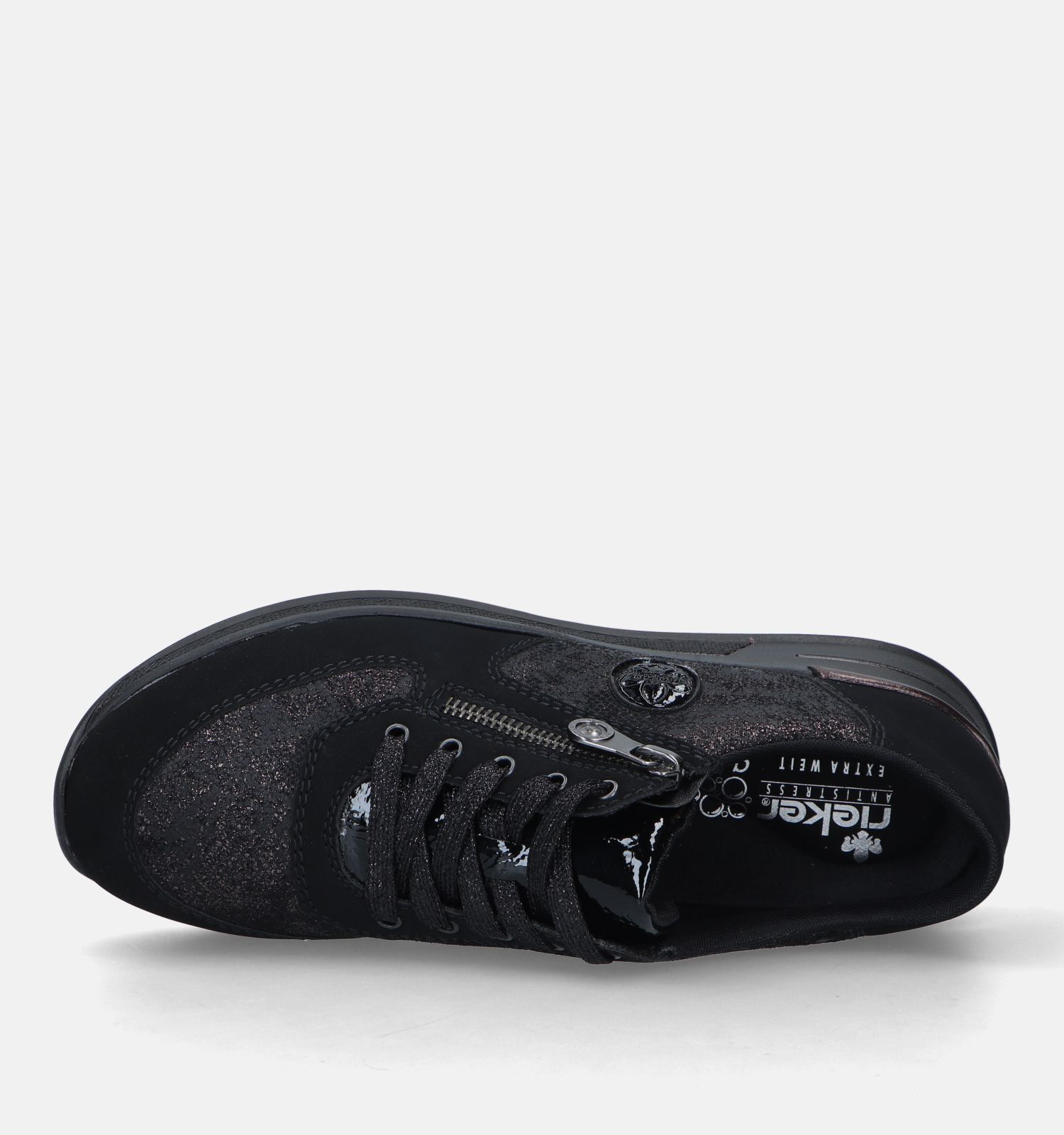 Rieker Zwarte Lage sneakers Dames Sneakers Online op TORFS.BE