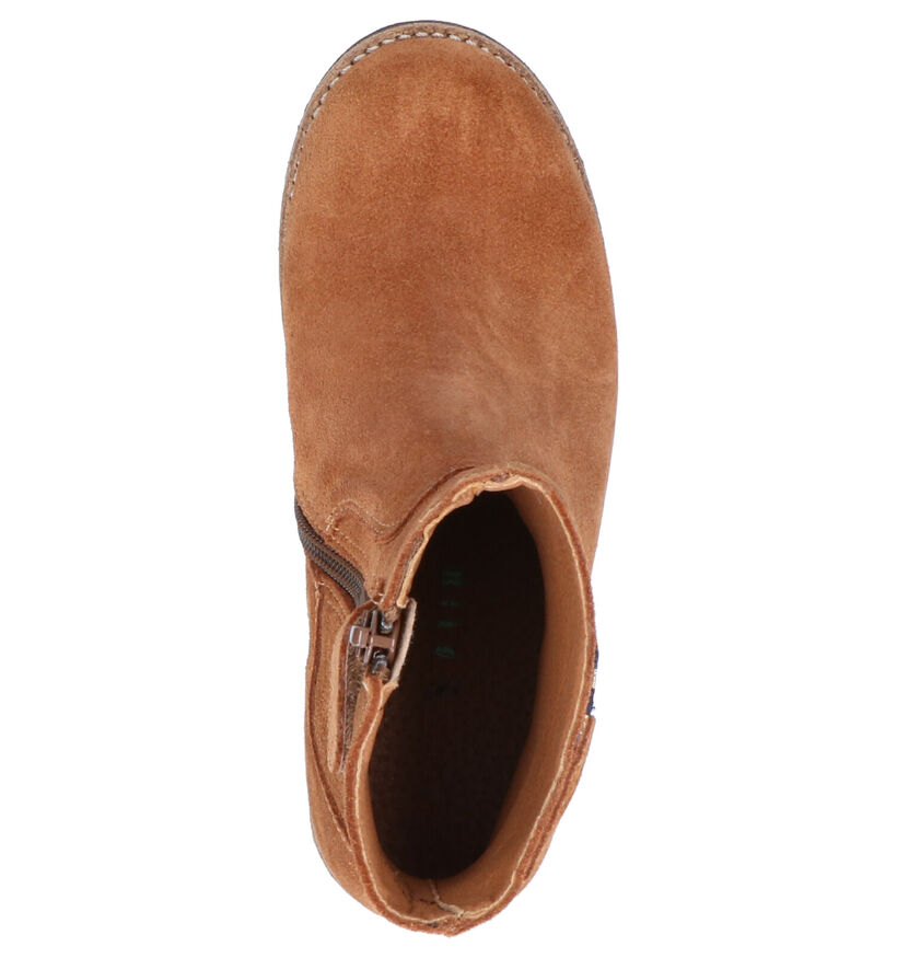 Milo & Mila Bottes basses en Naturel en nubuck (261298)